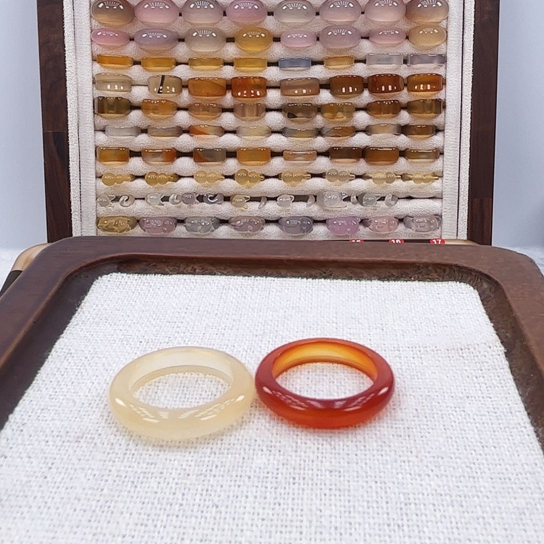 玛瑙/玉髓未镶嵌戒指555港14