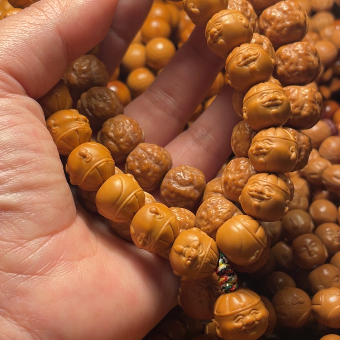 狼***烟核桃猴头核桃财神