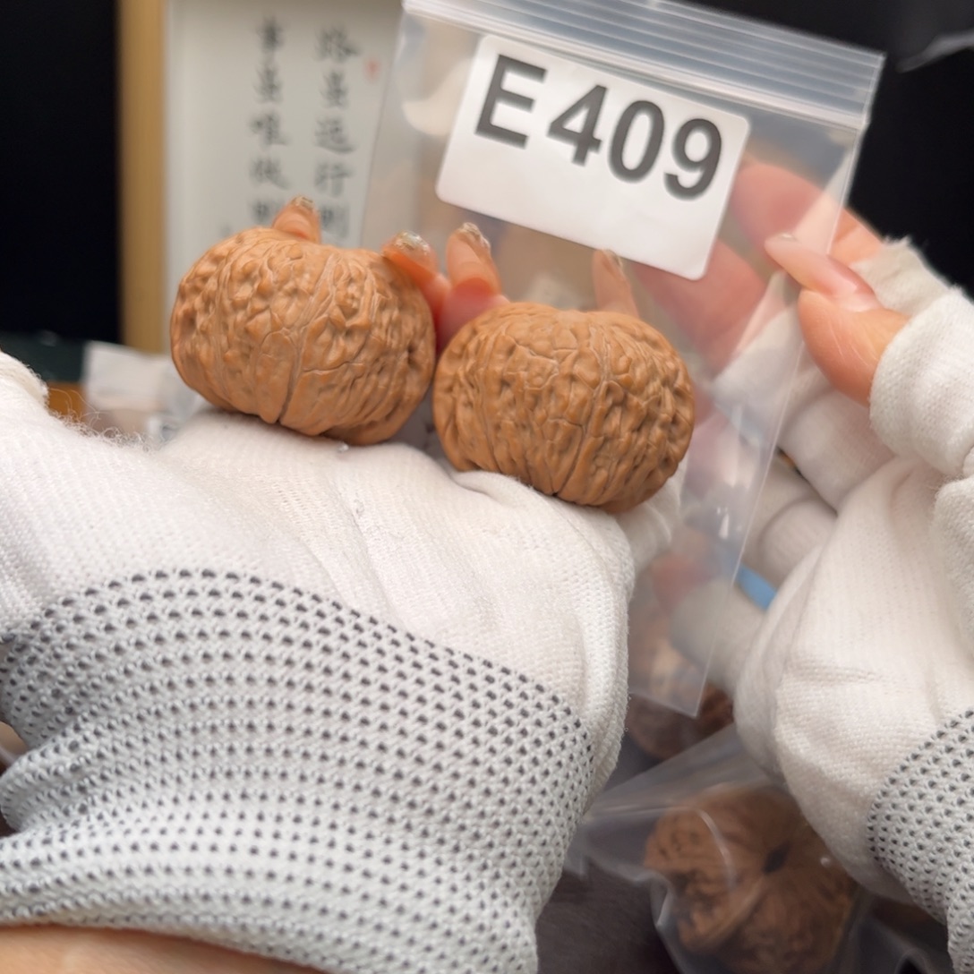 把件文玩核桃42平底锅e409