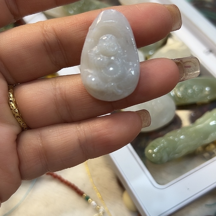 和田玉（白玉）颈饰未镶嵌