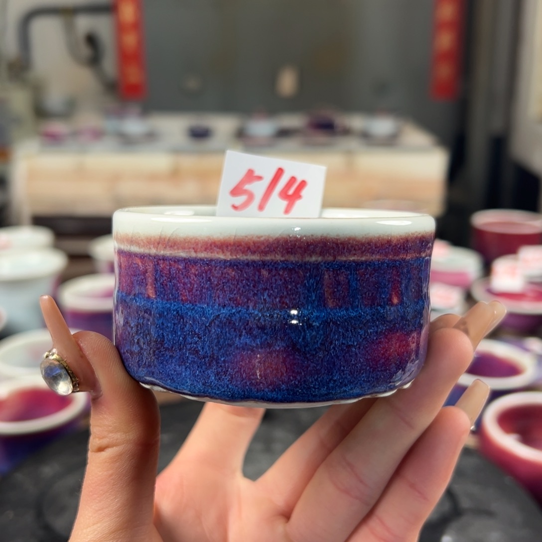 瓷片全品无暇主人杯纯手工