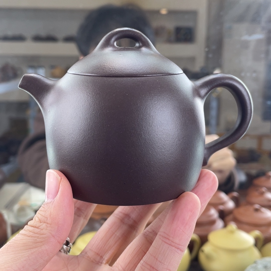 茶壶紫砂180cc老紫泥茶壶