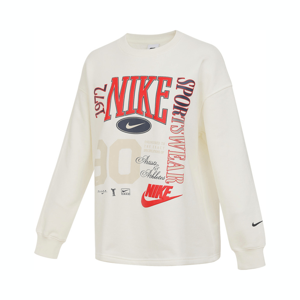 【滔搏联动】NIKE耐克女子AS W NSW STREET FLC CREW卫衣HF9492-133