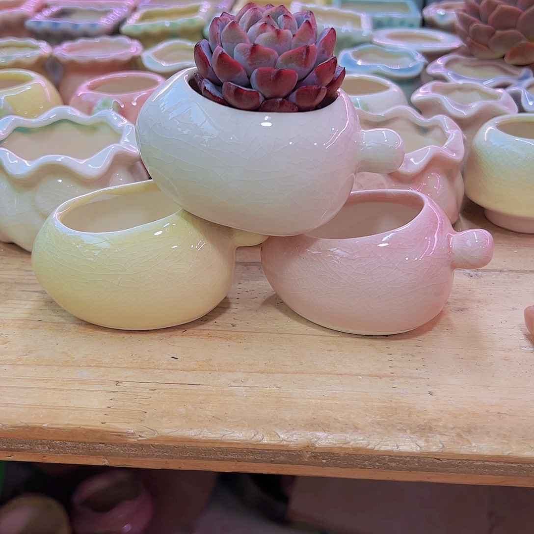 陶瓷花盆当场凑满12包邮