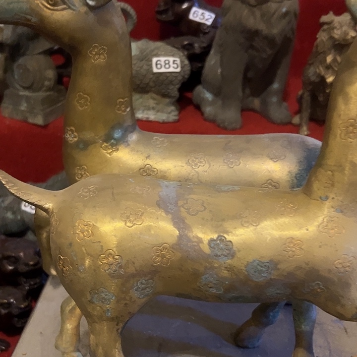 用***6黄铜摆件，文房摆件