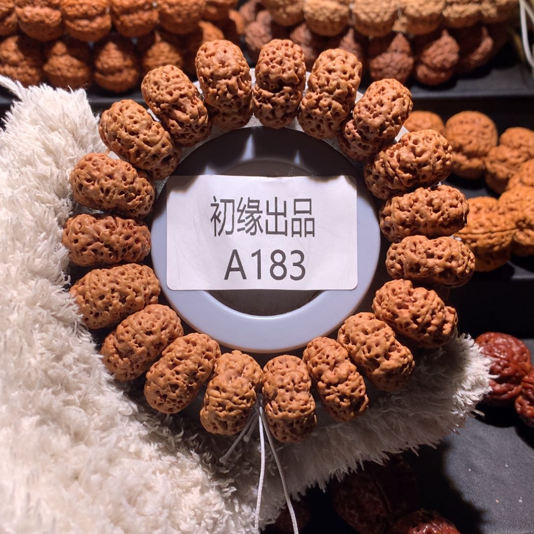 金刚菩提手串22尺夹板无忧雪花六瓣