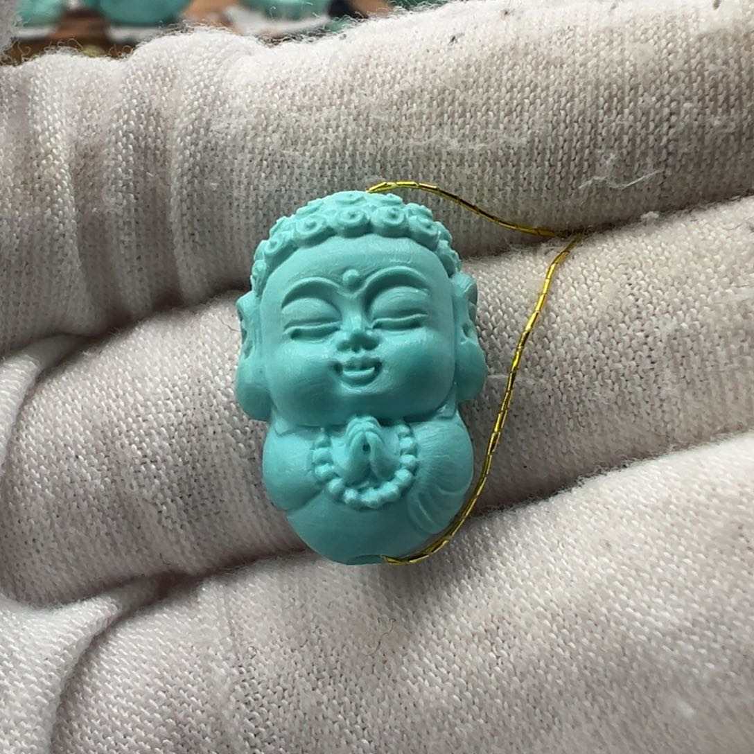 绿松石宝宝弗未镶嵌