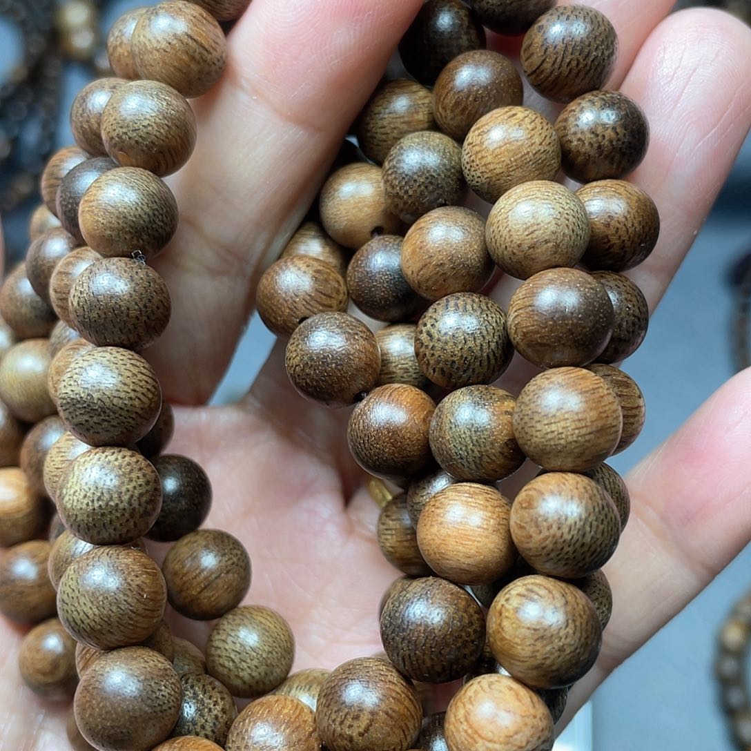 沉香手串富森红土0.8