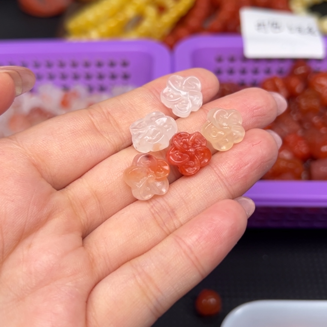 南红玛瑙未镶嵌吊坠(不含链)
