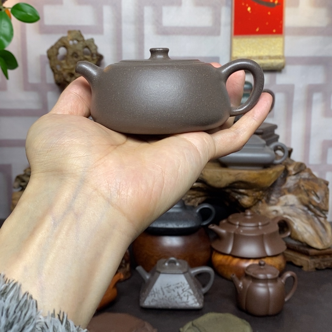 茶壶紫砂紫砂茶具天青井栏