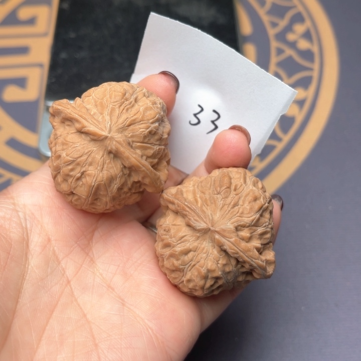 文玩核桃把件41南瓜墩