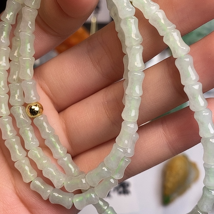 颈饰未镶嵌翡翠翡翠A货