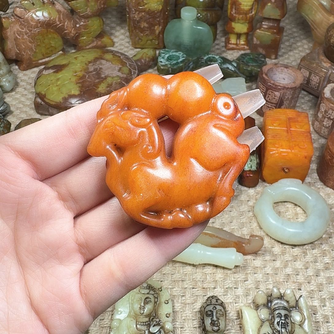 白玉菩提吊坠挂件