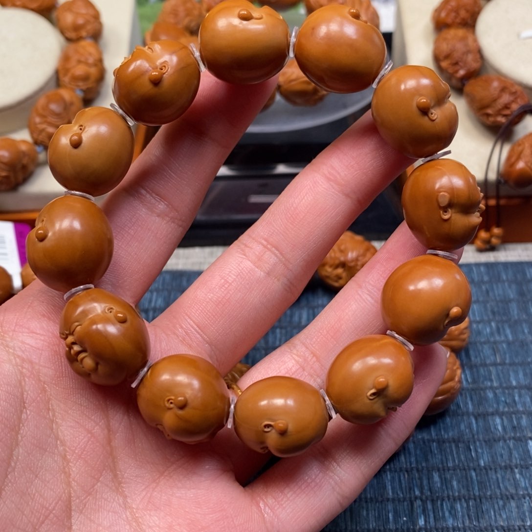 橄榄核手串/手链?****?百态，1.9