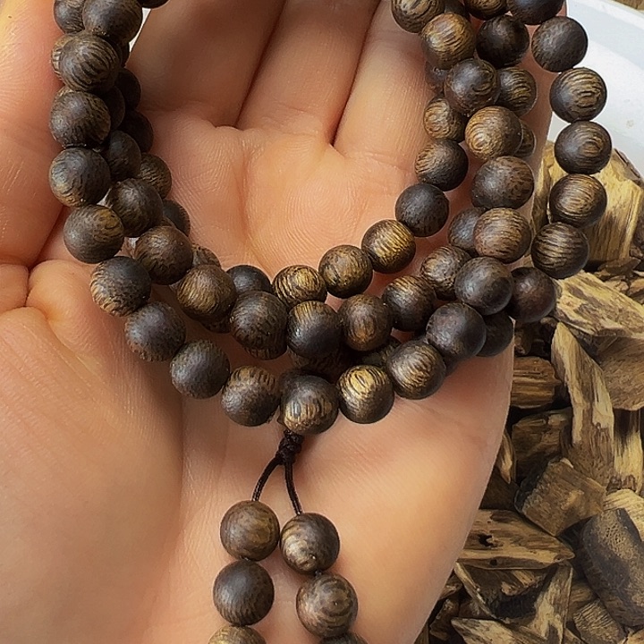 沉香木手串棋楠沉香多圈手串
