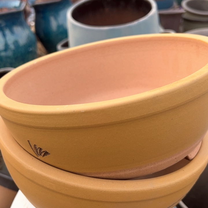 红陶紫砂碗盆口22