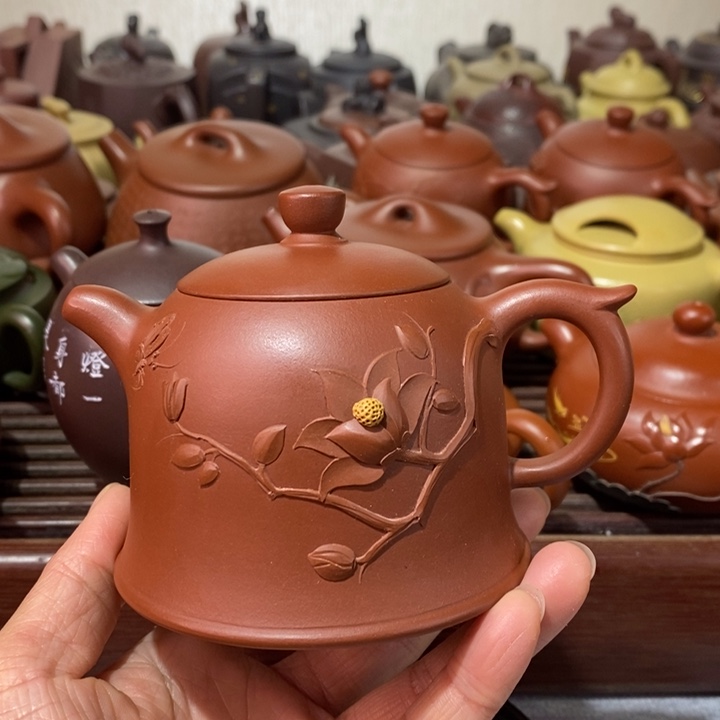 紫砂茶壶微瑕处理一把