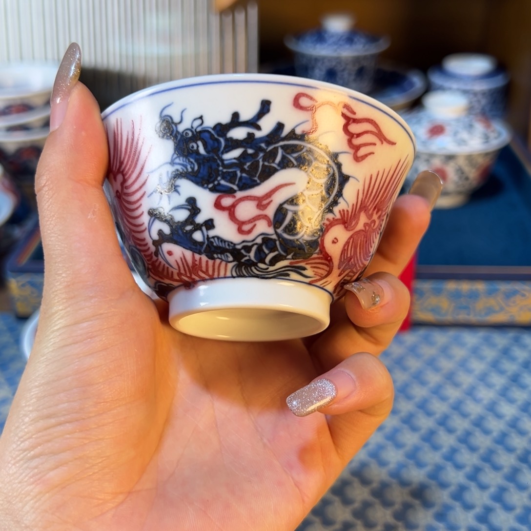 摆件景德镇茶器百宝箱