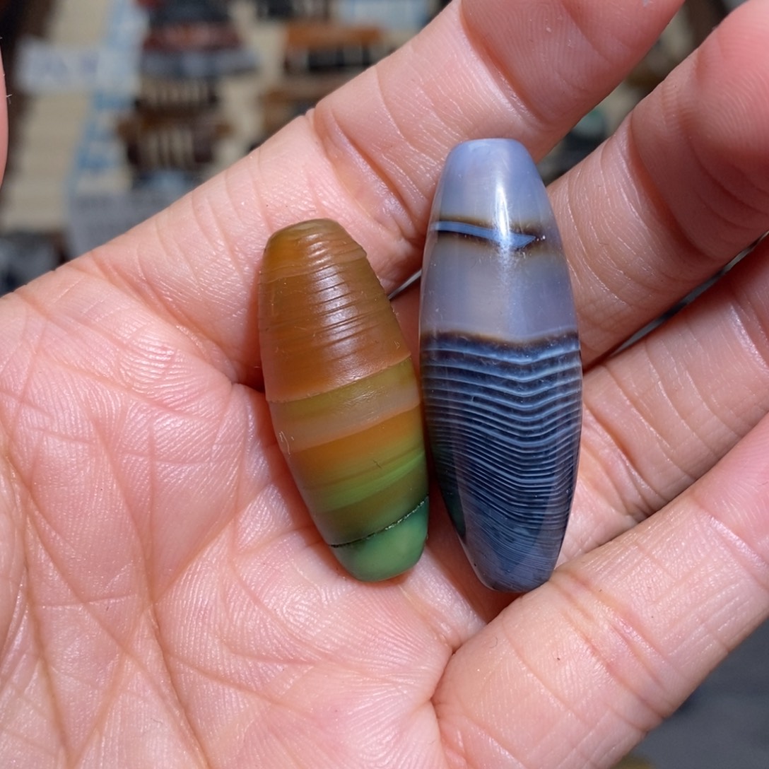 左***叶玛瑙/玉髓合金手链