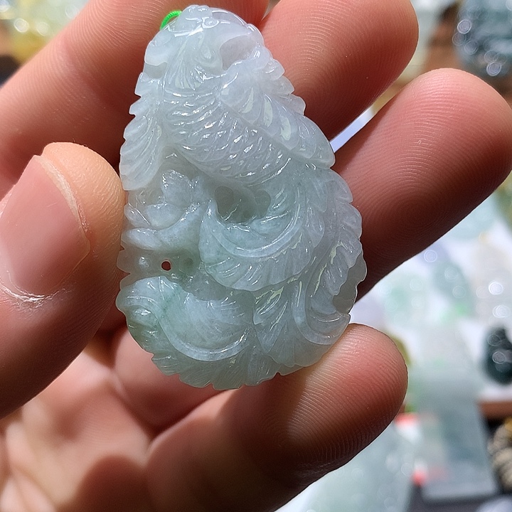 翡翠颈饰未镶嵌挂件