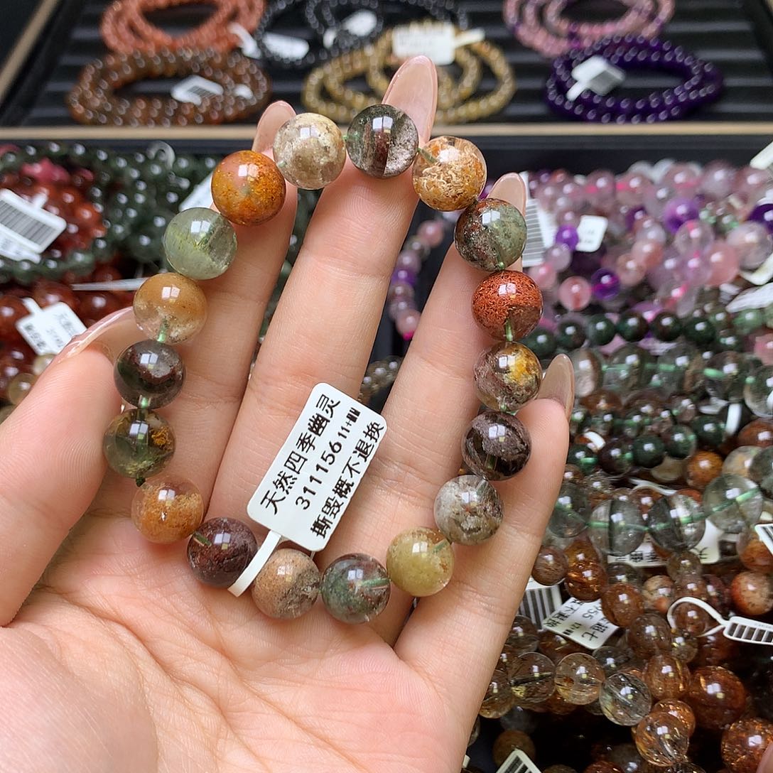 水晶手链未镶嵌，