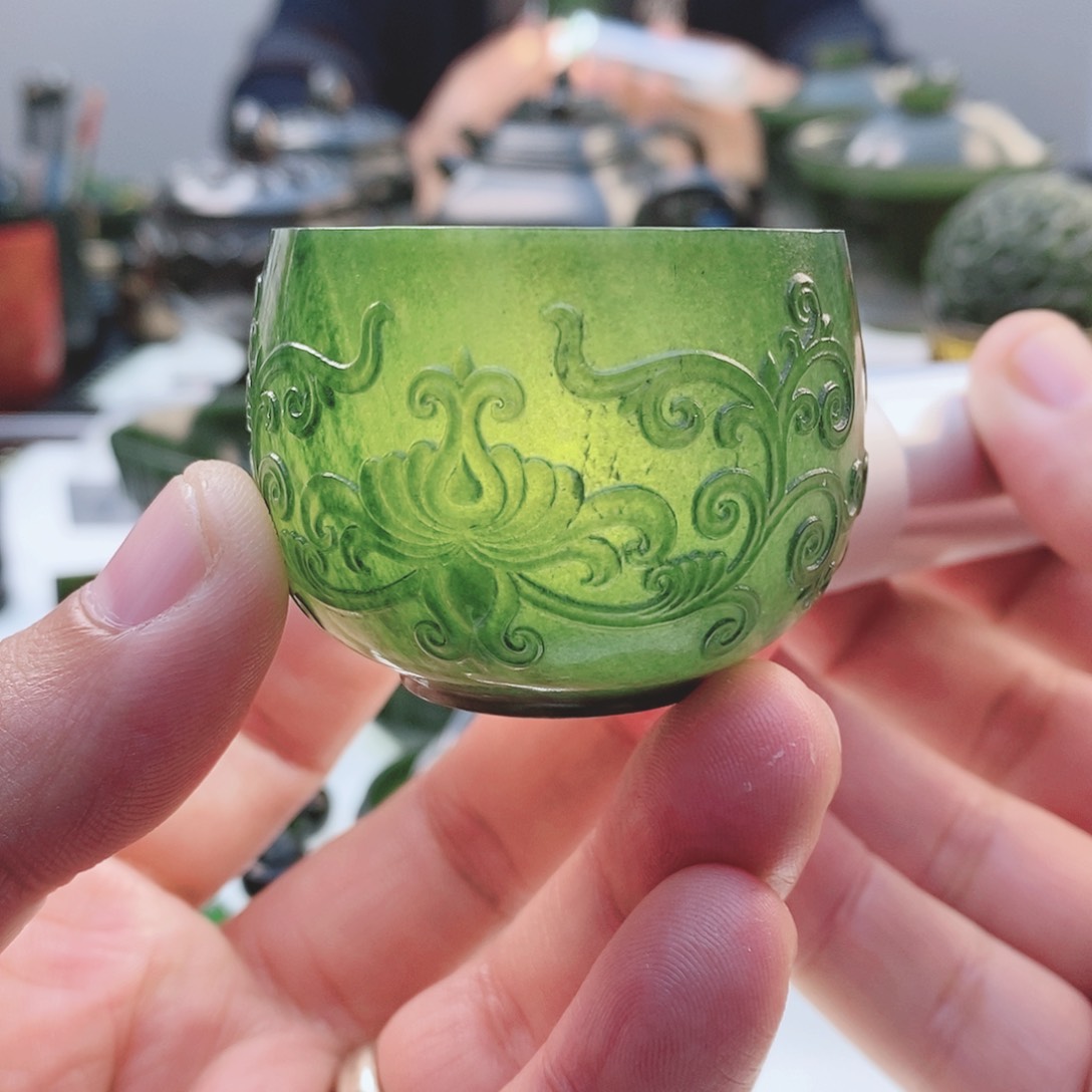 和田玉（青玉）把件未镶嵌