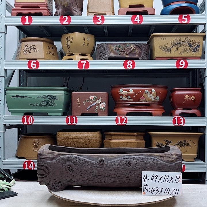 紫砂花盆紫砂花盆