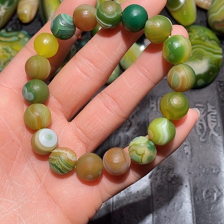 玛瑙/玉髓合金颈饰