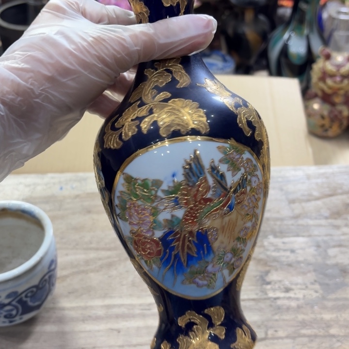 陶瓷古美术置物摆件