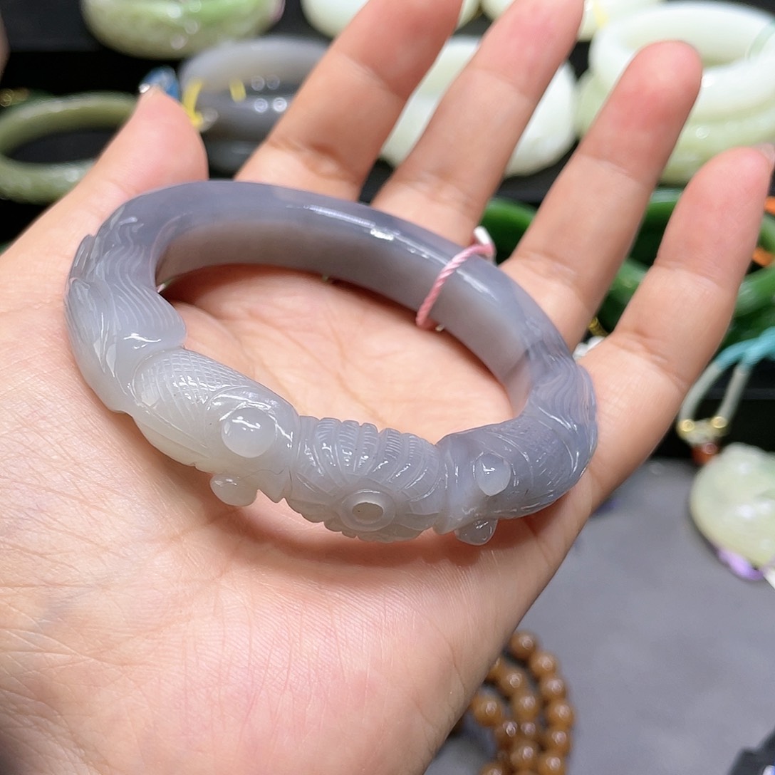 【闪购商品】和田玉手镯57圈口92未镶嵌