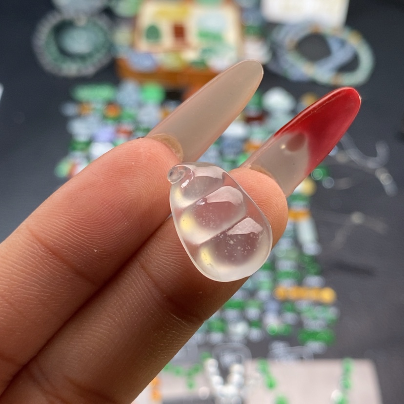 【闪购商品】翡翠挂件未镶嵌豆子