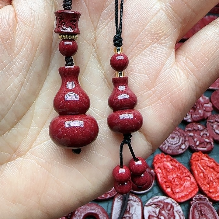 查罗石颈饰合金高含量紫金砂