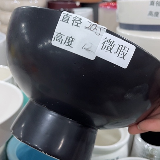 多肉绿植陶瓷花盆9.9包邮，有孔