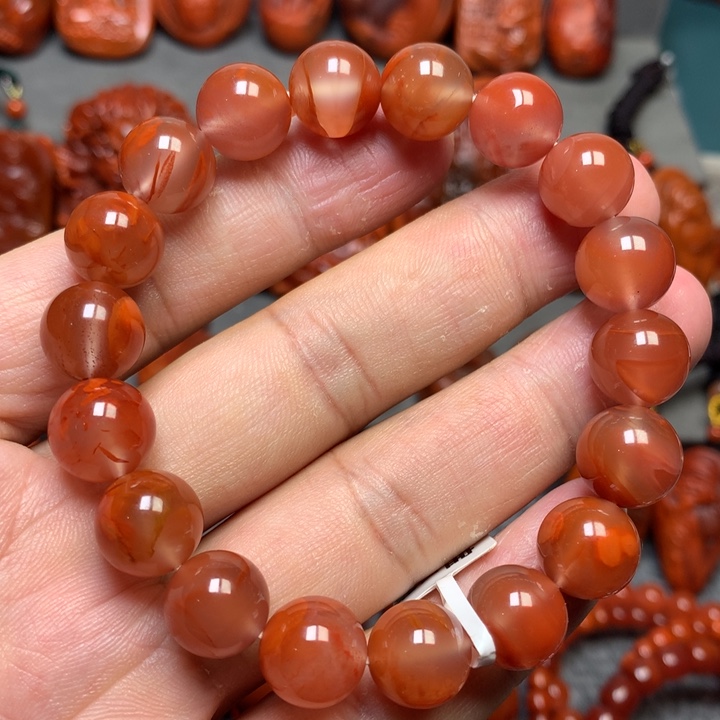 未镶嵌手串南红玛瑙11+’mm