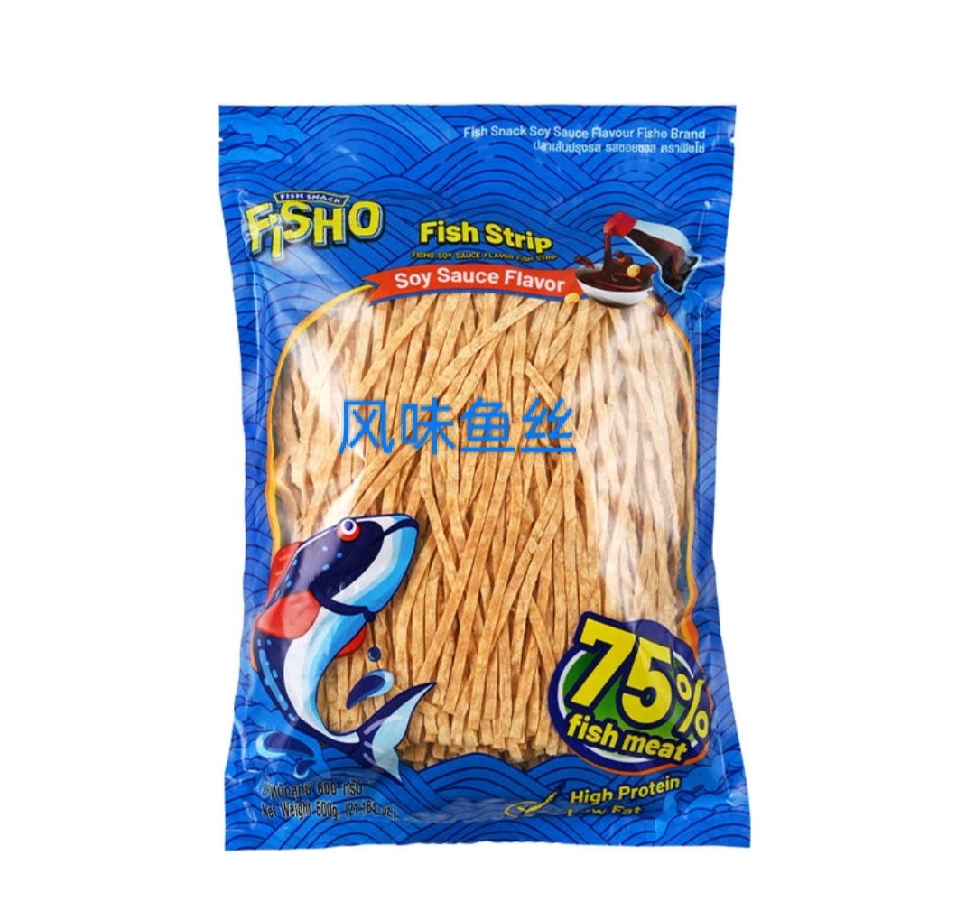 山姆代购酱油风味鱼丝600g