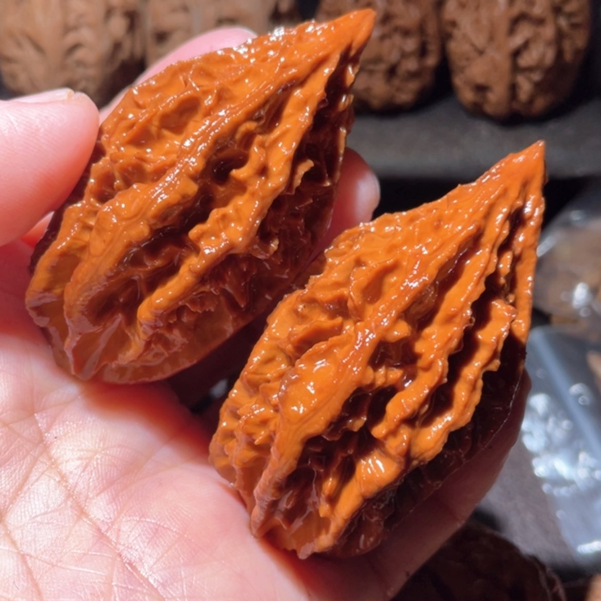 【闪购商品】文玩核桃吊坠东北楸子3