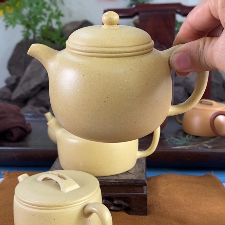 紫砂茶壶本绿匏尊190左右的容量