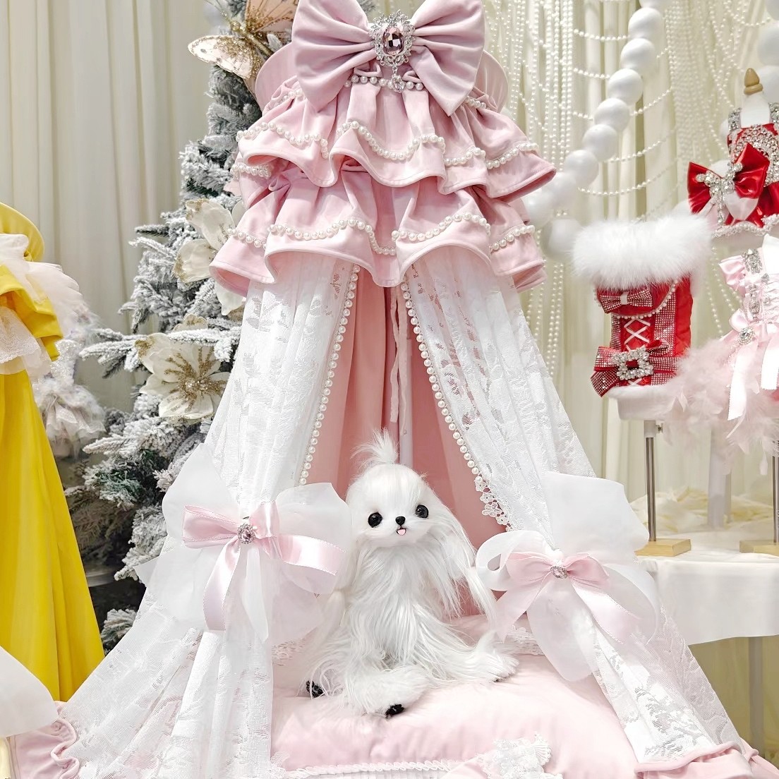 York's pet/约克派限量纯手工豪华公主宠物帐篷宠物窝大全套