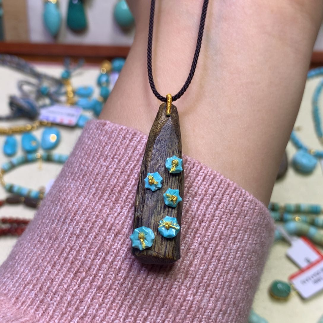 绿松石挂件未镶嵌