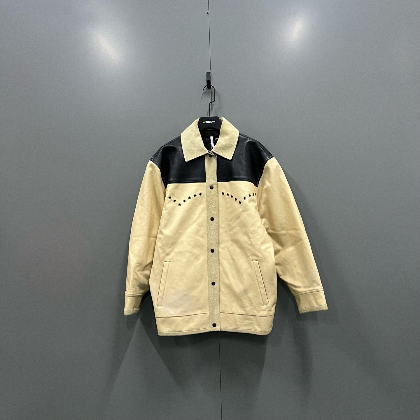 95新 LouisVuitton/路易威登 ab1219 015145 拼接单排扣夹克