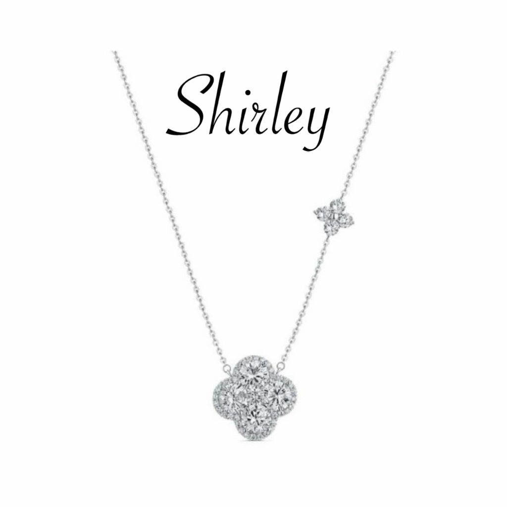 坠链均925银 小四叶草（A13）