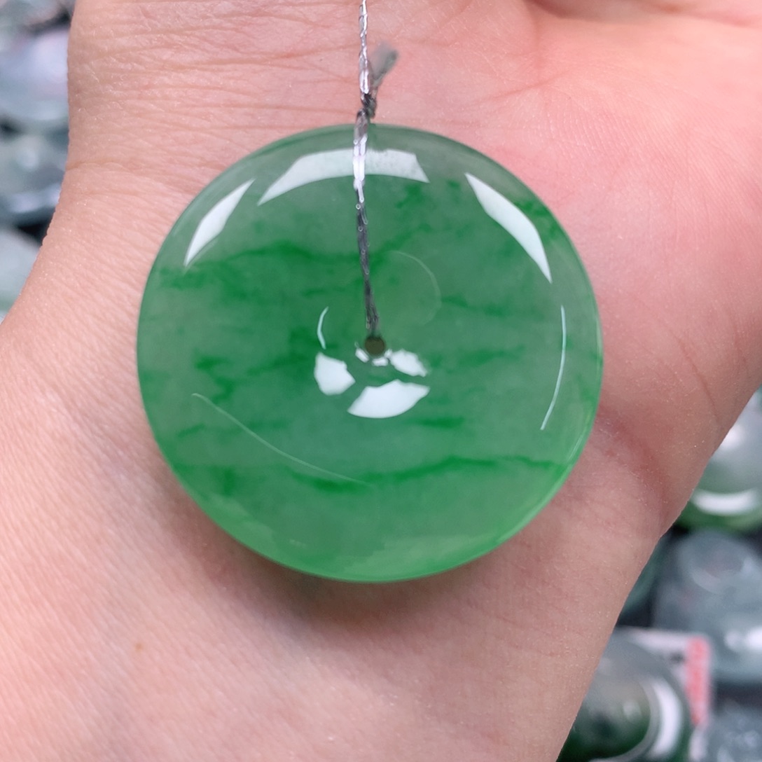 颈饰未镶嵌翡翠天然翡翠