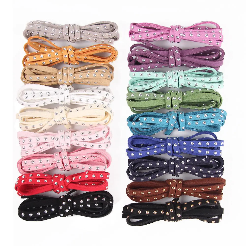 【子菲】diy项链手工饰品 贴钻铆钉韩国绒 5mm麂鹿皮项圈