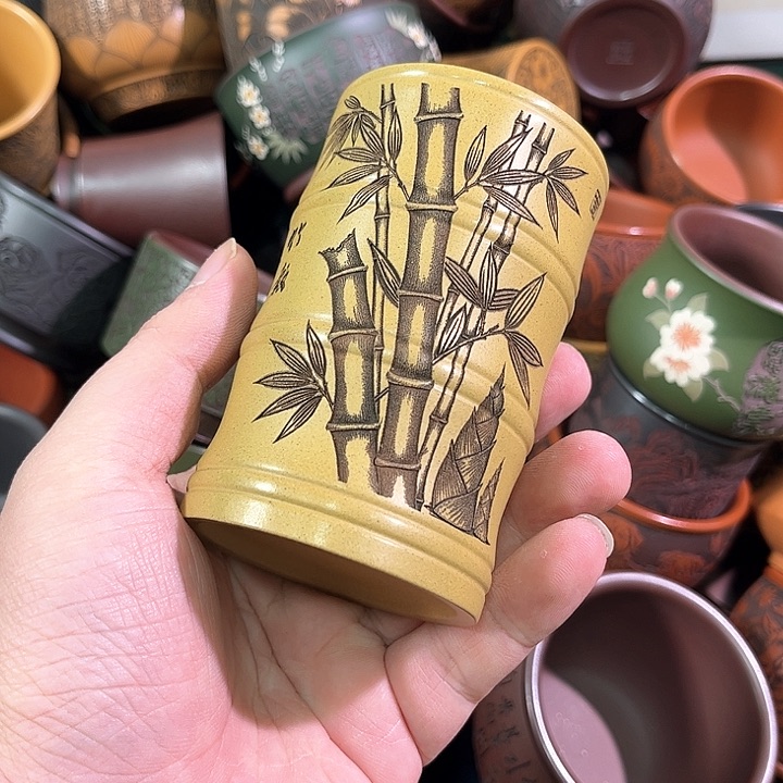 茶杯紫砂全手工紫砂主人杯