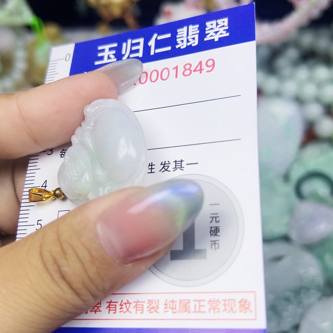 翡翠未镶嵌颈饰1111