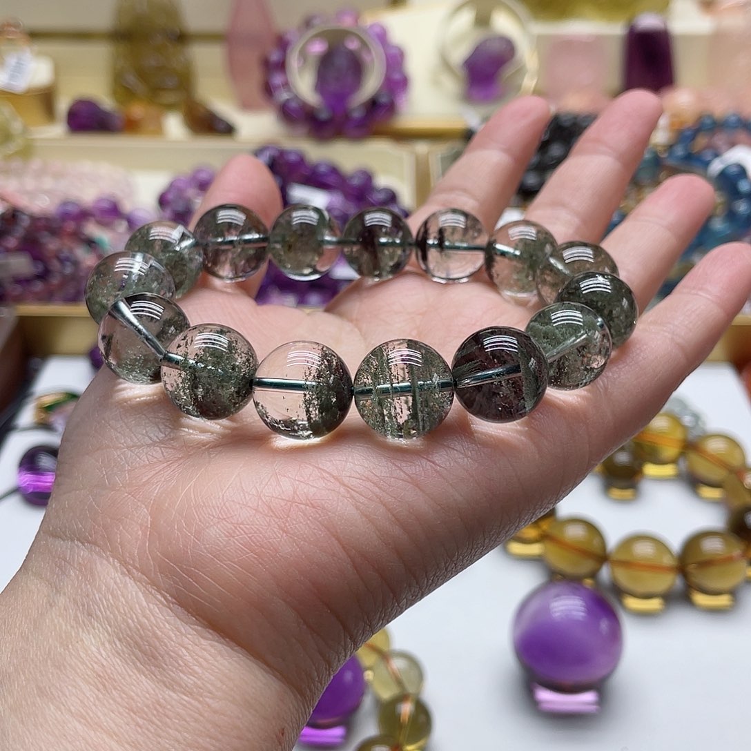 水晶手链未镶嵌绿幽灵