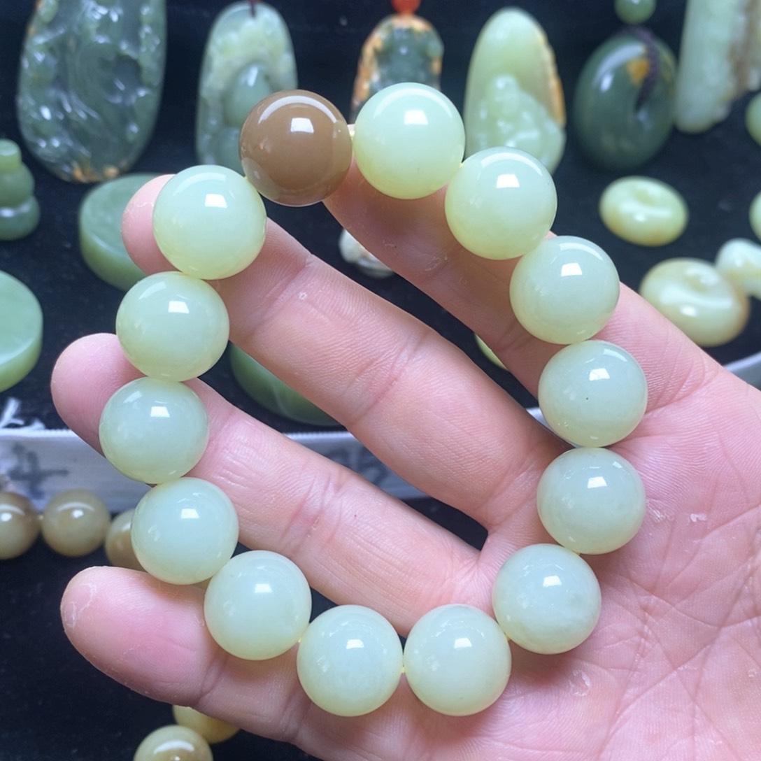 和田玉（糖玉）手链未镶嵌