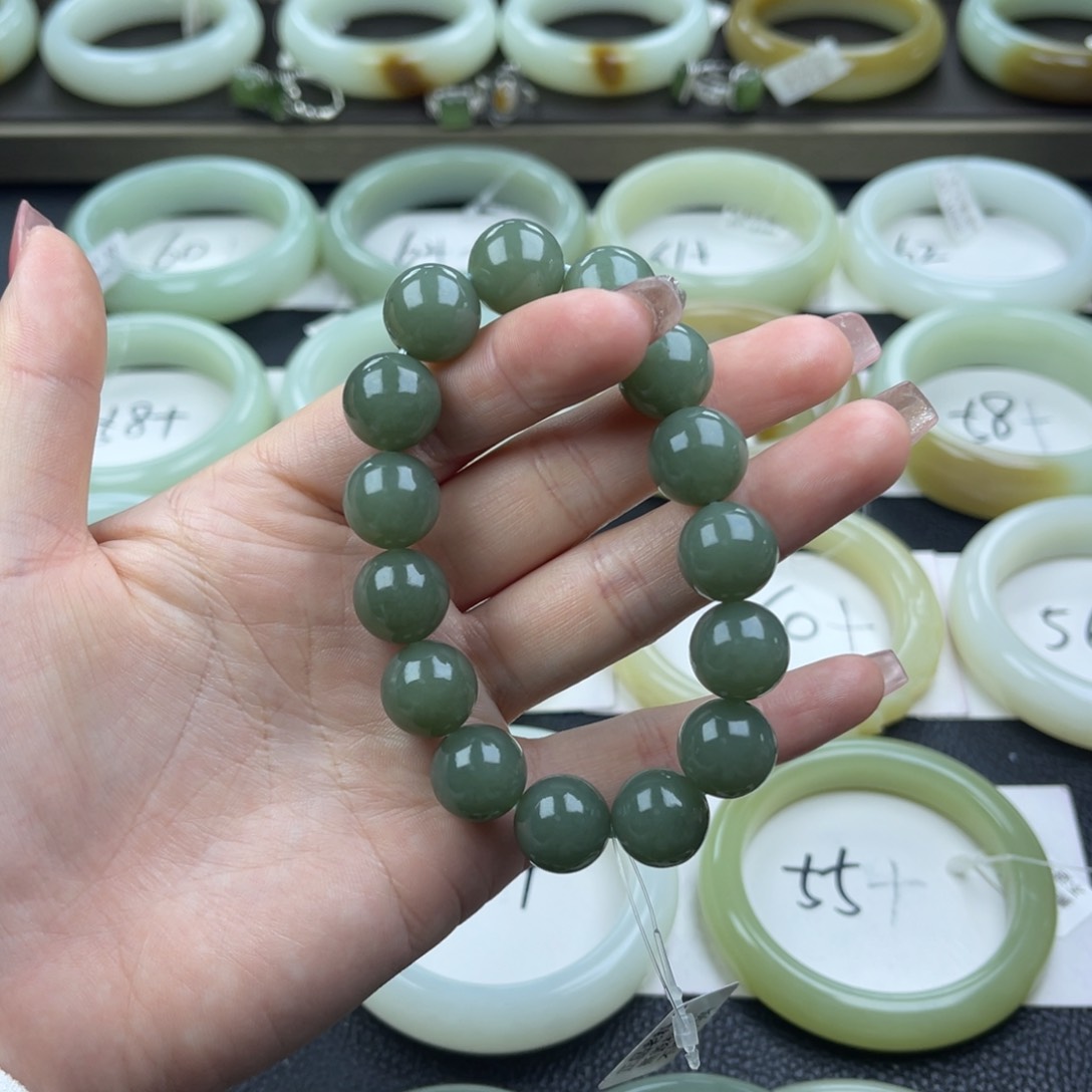 和田玉手链未镶嵌