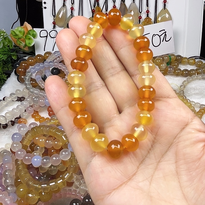 玛瑙/玉髓合金手链