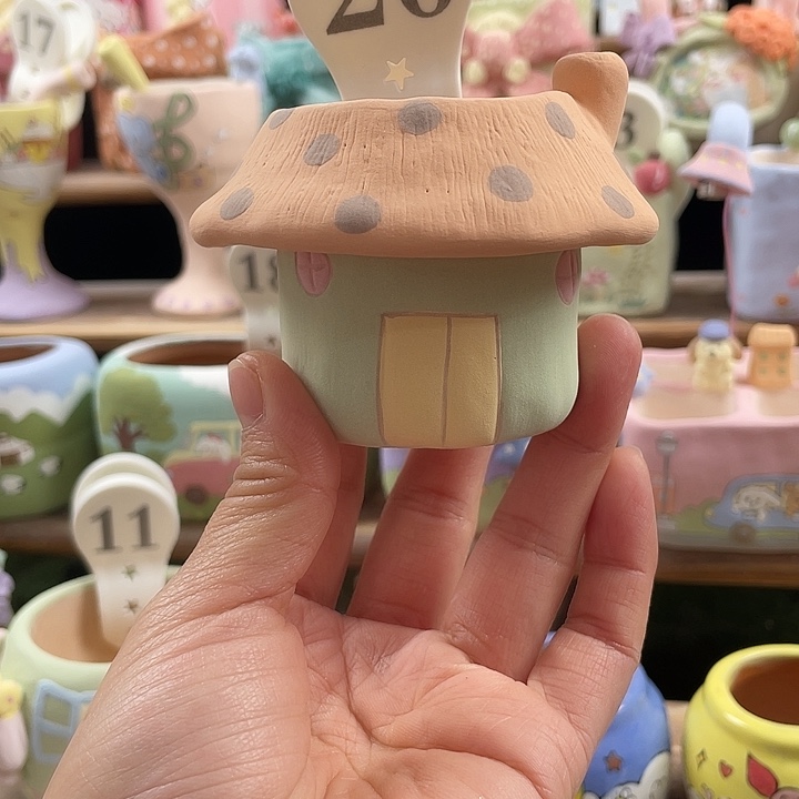 20….手工手绘花盆